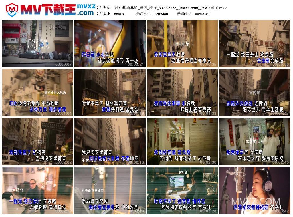谢安琪-山林道_粤语_流行_MC903278